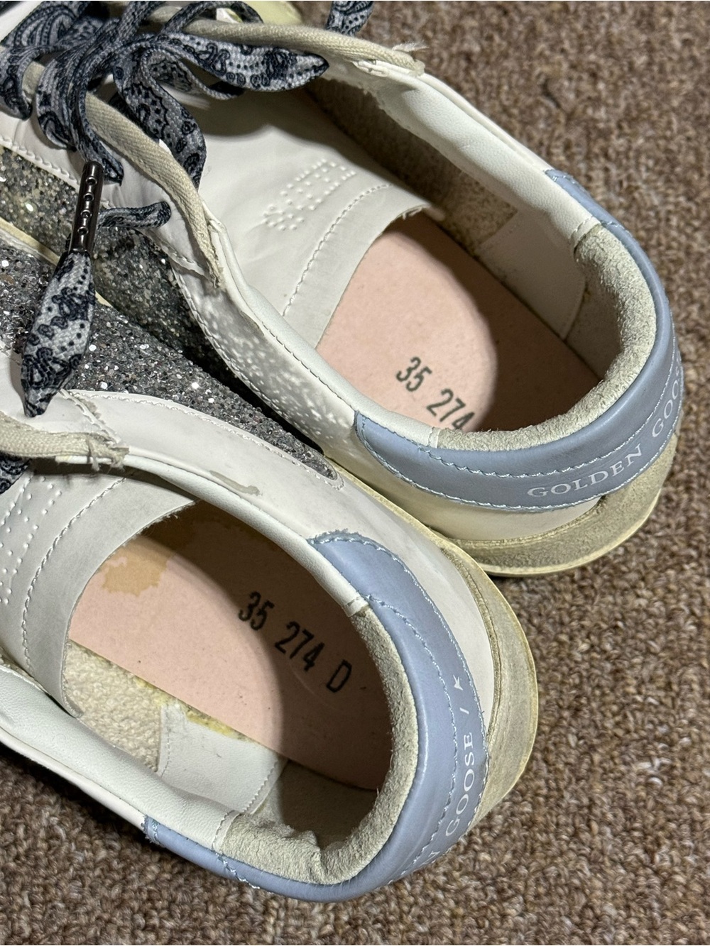 Golden Goose Super Star Sneakers Shoes 35 - Picture 8 of 8